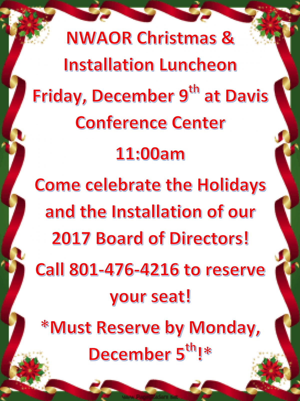 Holiday Lunch Flyer Template from www.nwaor.com
